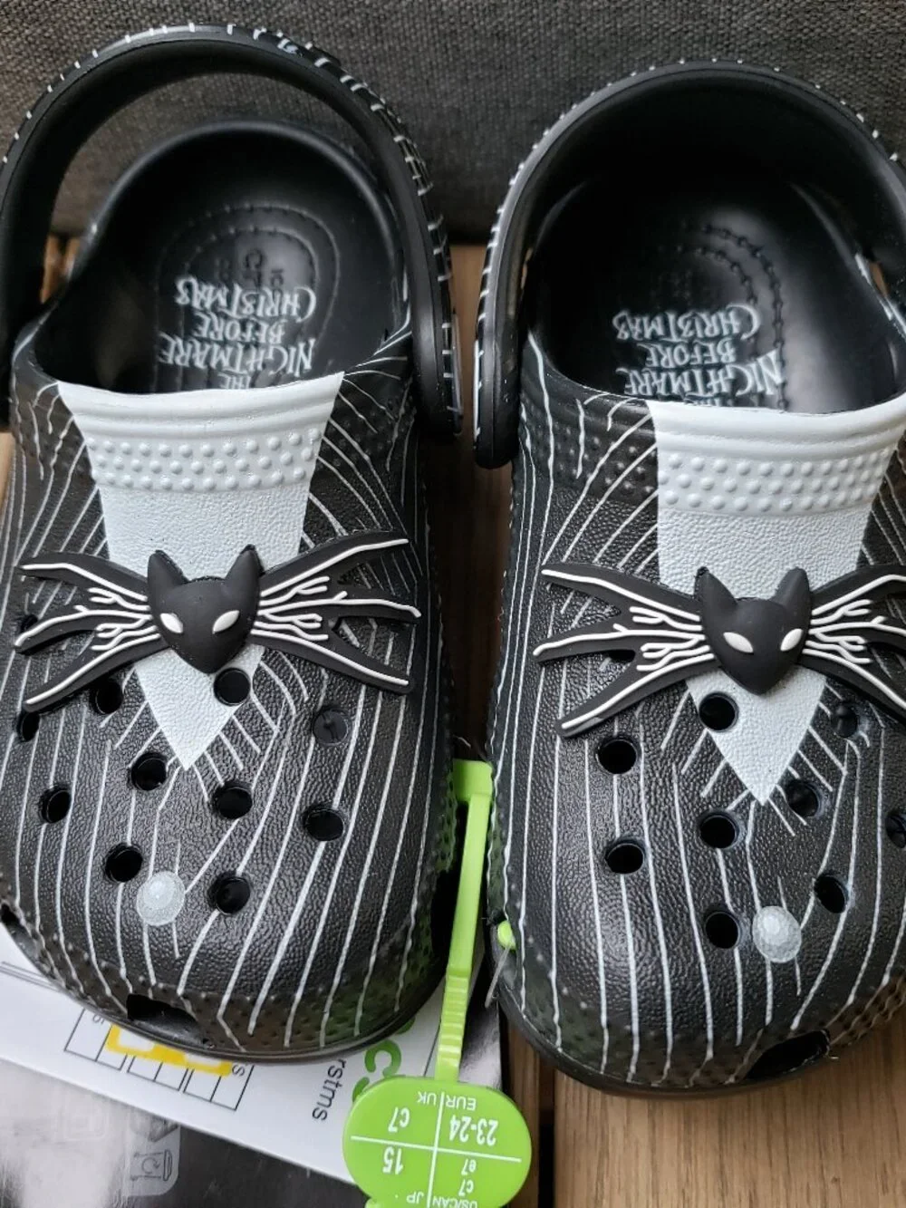 BNWT Jack Skellington Nightmare Before Christmas Classic Clogs (C7) CROCS